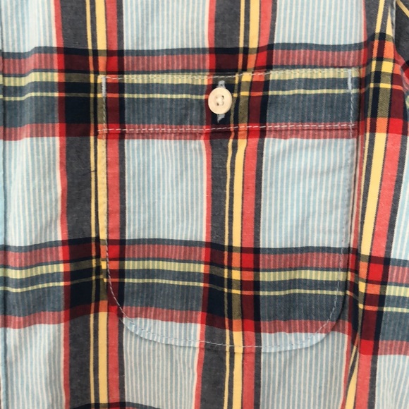 Men’s Blue Plaid Aeropostale Shirt - Picture 2 of 7